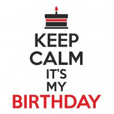Maglietta Keep Calm and It's my birthday