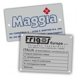 Targhe Identificative
