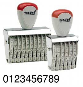Timbri Numeratori altezza caratteri 12 mm