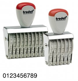 Timbri Numeratori altezza caratteri 4 mm