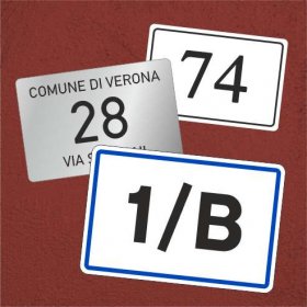 Targhe Numeri Civici