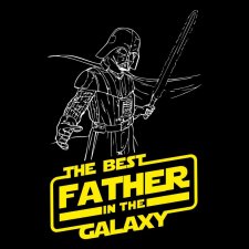 Maglietta Best Father in the Galaxy