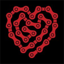 Maglietta Cuore a Catena