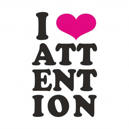 Maglietta I Love Attention