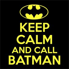 Maglietta Keep Calm and Call Batman
