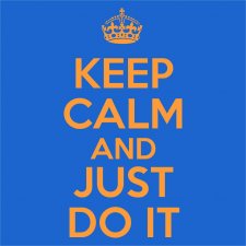 Maglietta Keep Calm and Just Do It