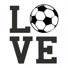 Maglietta Love Calcio