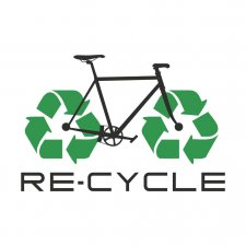 Maglietta Bicycle Recycle