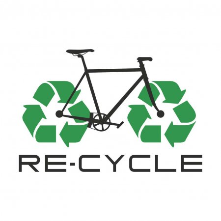 Maglietta Bicycle Recycle