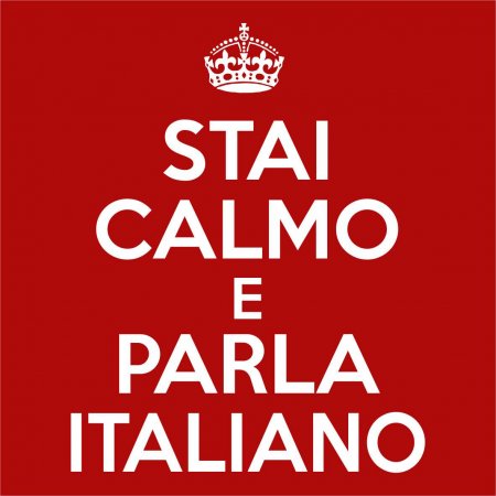 Maglietta Stai Calmo e Parla Italiano