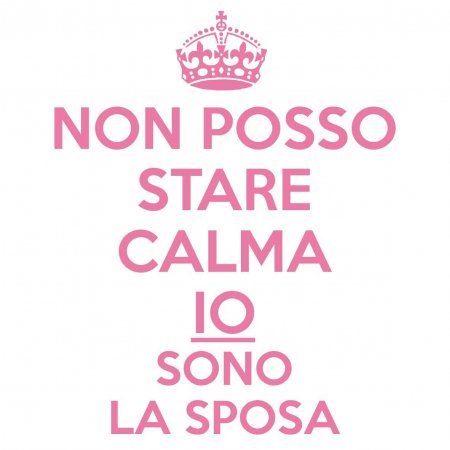 Maglietta Io sono la sposa
