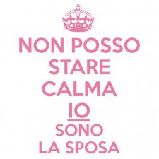 Maglietta Io sono la sposa