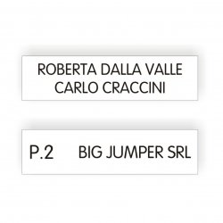 Targhetta Posta in Plastica 5515 Targhetta Posta in Plastica 5515