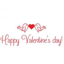 Timbro Happy Valentine's Day