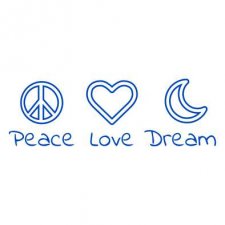 Timbro Peace Love Dream