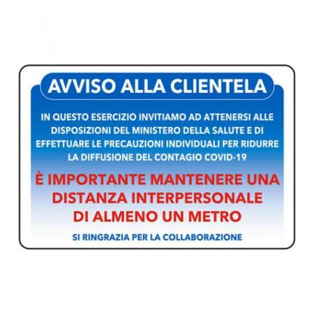 Avviso alla clientela