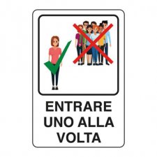 Entrare uno alla volta