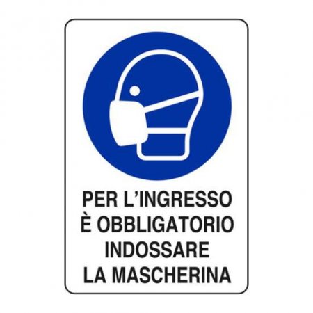 Ingresso con obbligo di mascherina