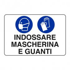 Indossare Mascherina e guanti