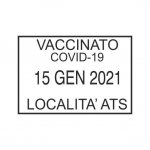 Stampo Professional Datario 5440 - Vaccinato Covid