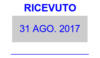 TIMBRO AUTOINCHIOSTRANTE DATARIO 4750 - rettangolare, data al centro - Track