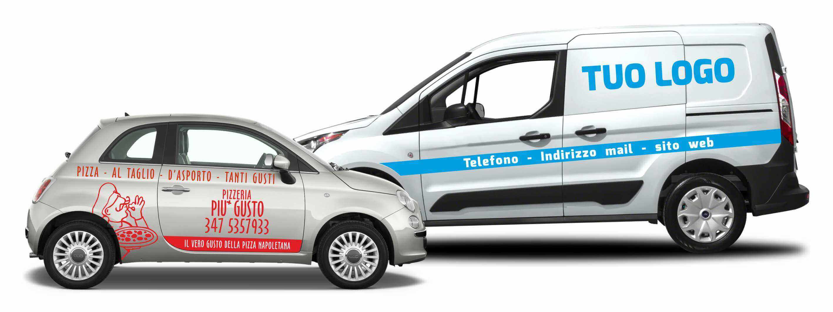 Decorazione automezzi - scritte prespaziate Verona