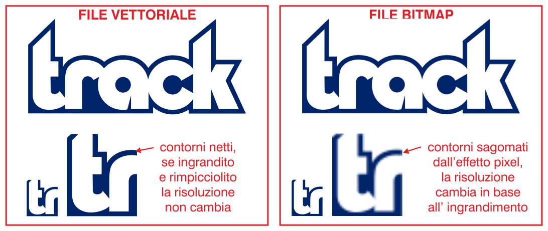 differenza file vettoriale e file immagine