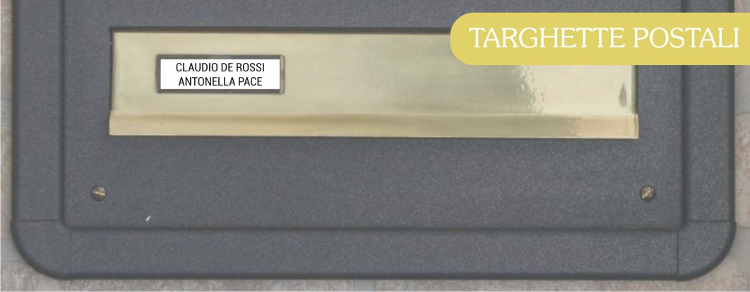 Targhe per Cassette Postali
