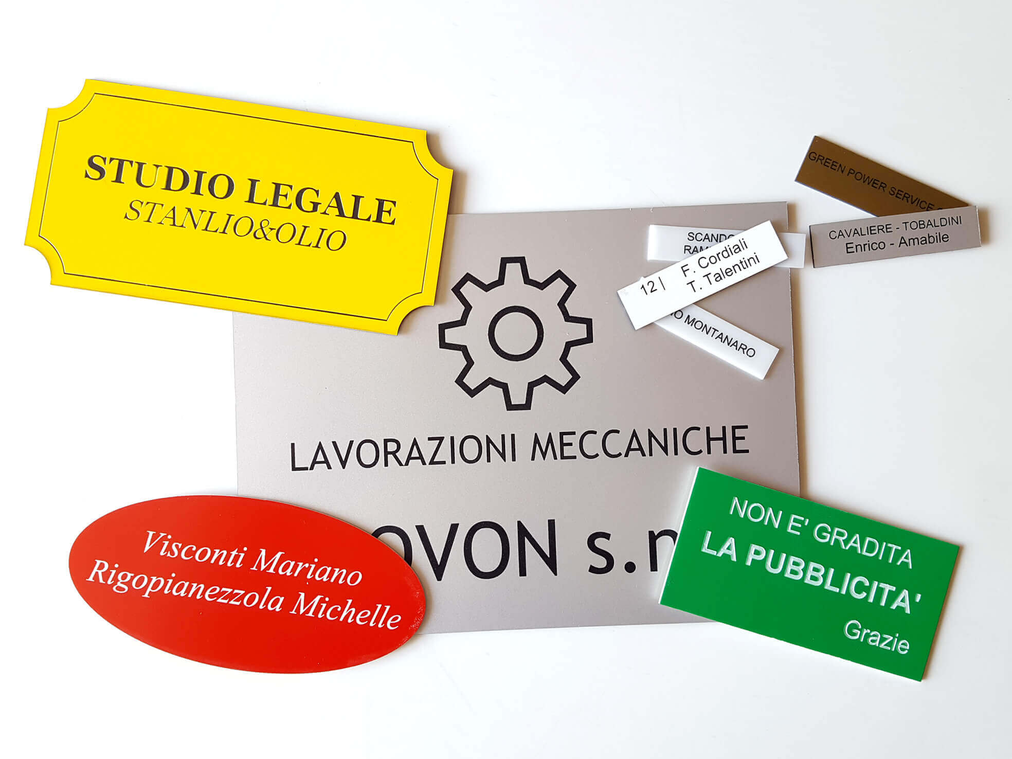 Targhe alluminio personalizzate online