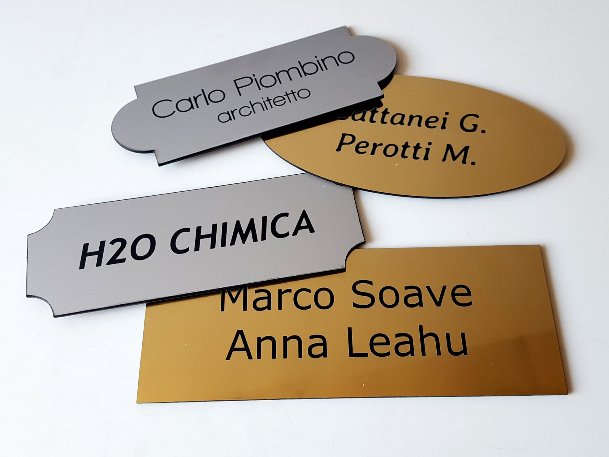 Targhe per porta